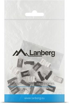 Lanberg Βύσμα RJ-45 male 20τμχ Ασημί PLS-6020