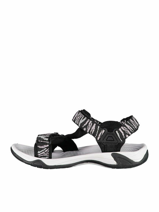 CMP Hamal Women's Flat Sandals Sporty Black Pale Rose