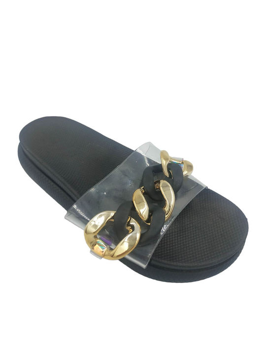 W-103 Frauen Flip Flops in Schwarz Farbe