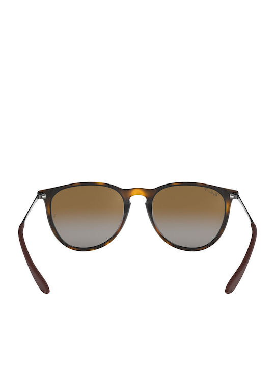 Ray Ban Erika Women's Sunglasses with Brown Tartaruga Frame and Brown Gradient Lens RB4171 710/T5
