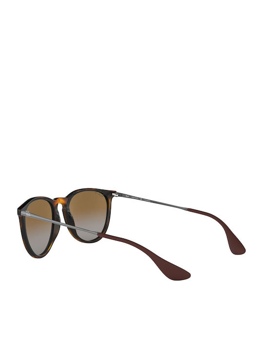 Ray Ban Erika Women's Sunglasses with Brown Tartaruga Frame and Brown Gradient Lens RB4171 710/T5