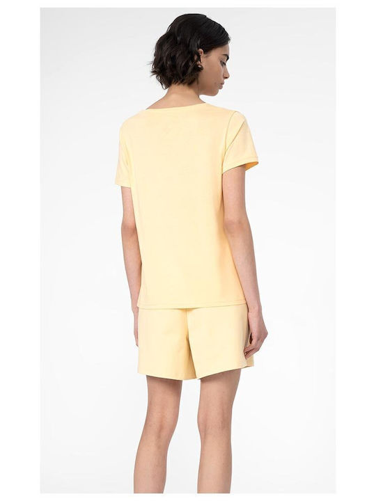 4F Women's Sporty Shorts Yellow