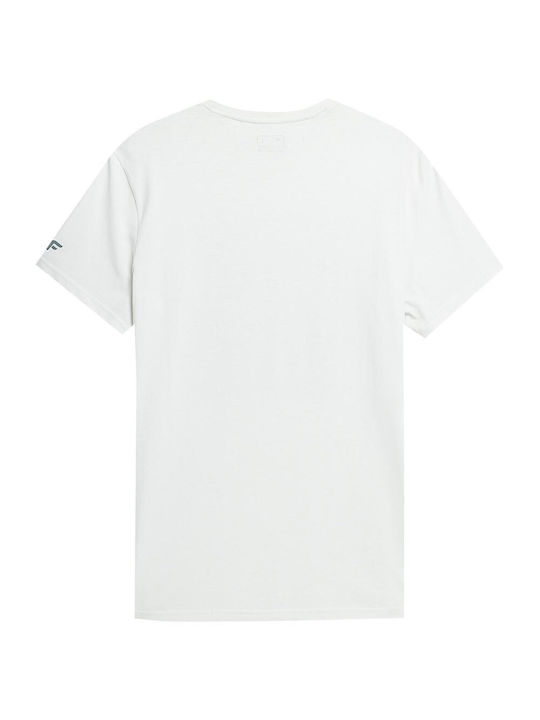 4F Men's Short Sleeve T-shirt White