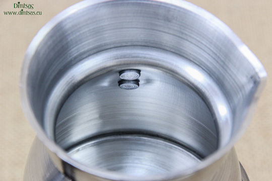 Briki aus Aluminium Νο2 in Silber Farbe