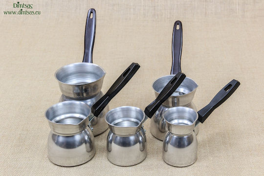 Briki aus Aluminium Νο2 in Silber Farbe