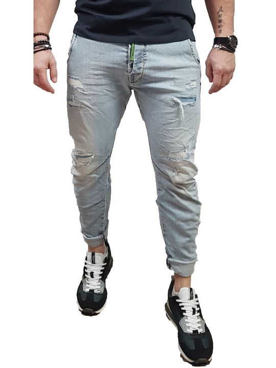 Namos Men's Jeans Pants Elastic with Skinny Tapered Fit Blue