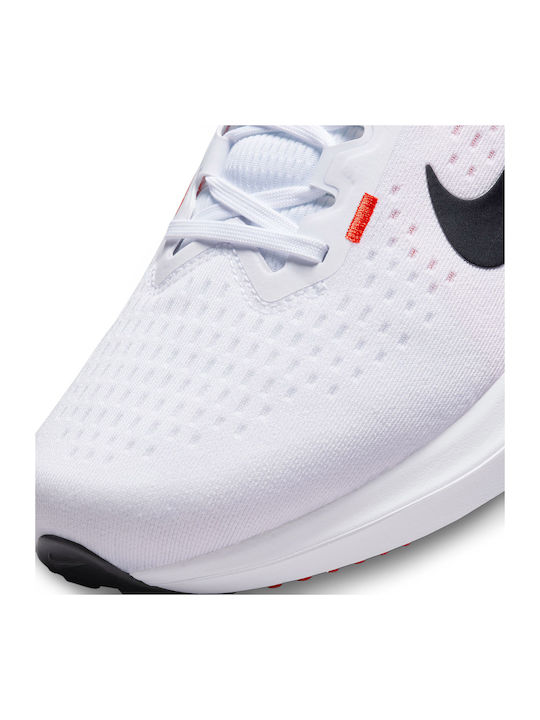 Air Winflo 10 Sport Shoes Running White / Light Crimson / Black