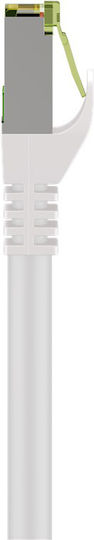 Goobay S/FTP Cat.8.1 Ethernet Network Cable 0.5m White