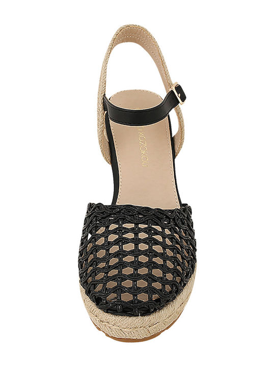 Eisen Women's Platform Espadrilles Black
