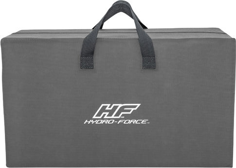 Bestway Hydroforce Surge Elite X1 65143 Пластмасов Каяк Плажна чанта 1 лице Сив