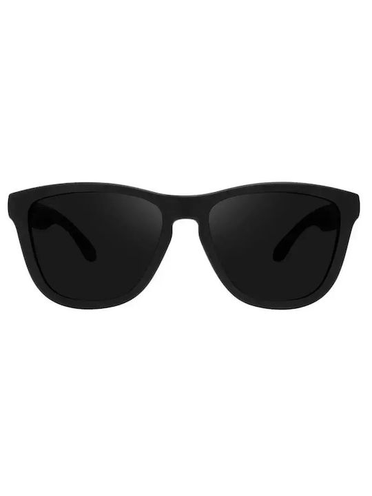 Hawkers Dark One Men's Sunglasses with Black Acetate Frame and Black Lenses