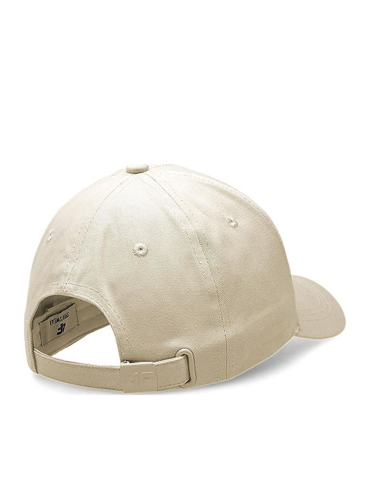 4F Hat Jockey Beige 4FSS23ACABF110-83S 4F Hat Jockey Beige 4FSS23ACABF110-83S