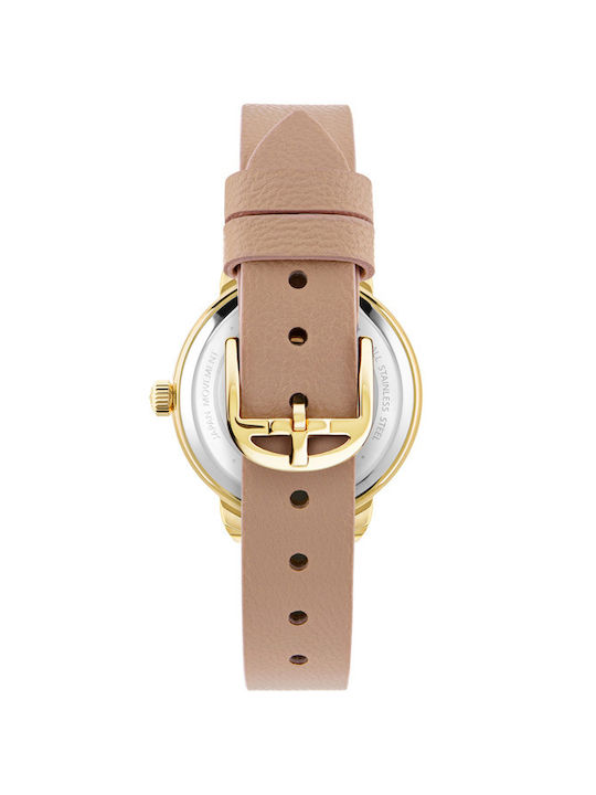 Ted Baker Fleure Watch with Pink Leather Strap