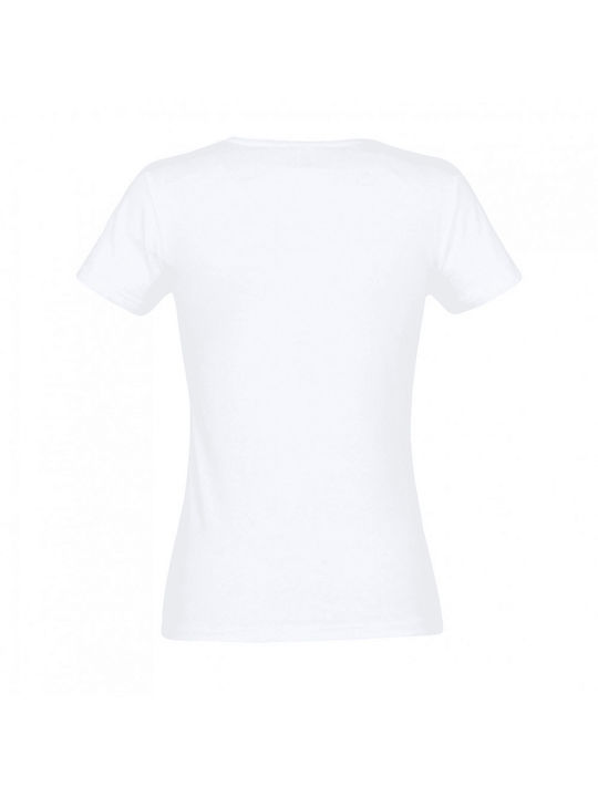 Women's white t-shirt Nymph #5 - White