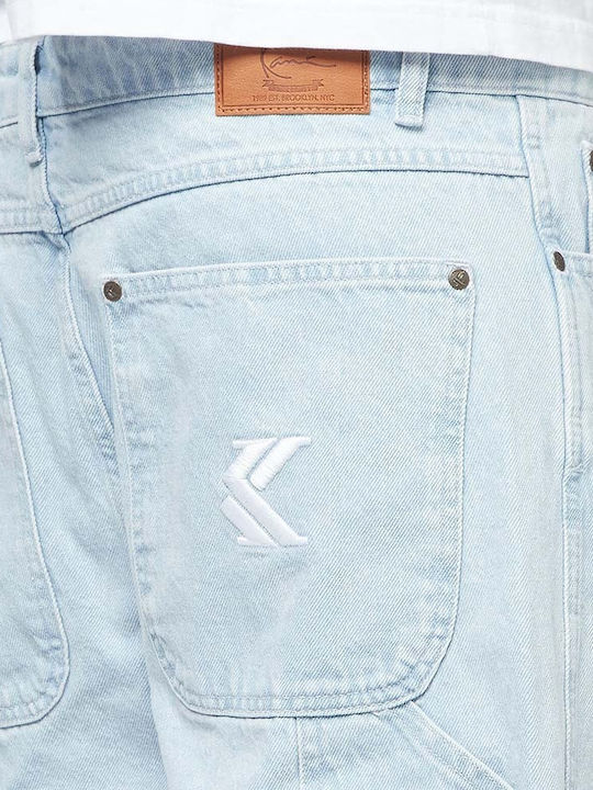 Men's Denim Trousers Baggy Light Blue