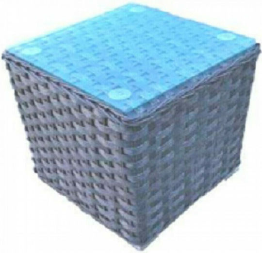 Masă laterală Alicia 45x45x45buc Gri
