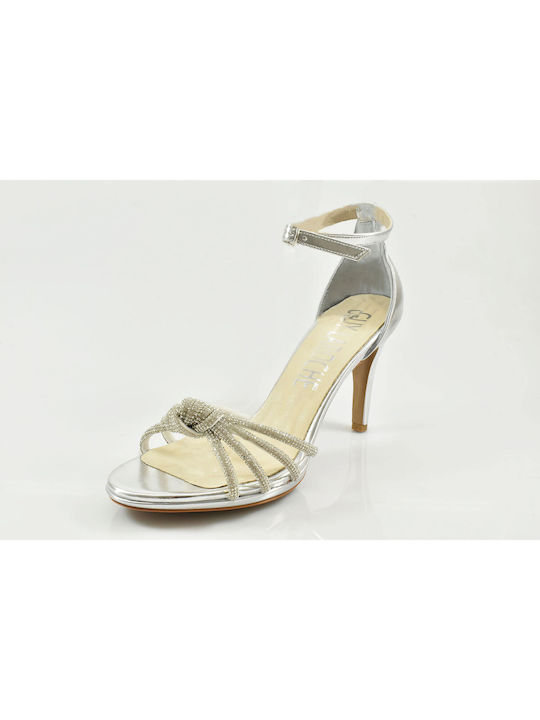 Guy Laroche Women's Sandals with Strass Silver