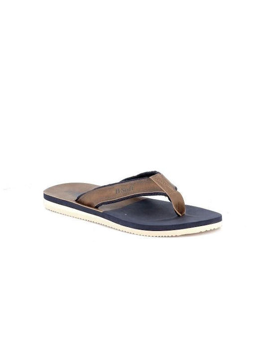 B-Soft Herren-Flip-Flops Blau