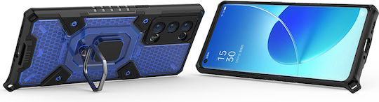 Techsuit Honeycomb Back Cover Πλαστικό / Σιλικόνης 1.3mm Μπλε (Oppo Reno6 Pro 5G)