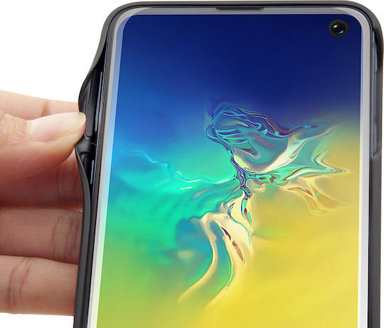 Techsuit Power Pro Back Cover Plastic / Silicon Negru (Galaxy S10e)