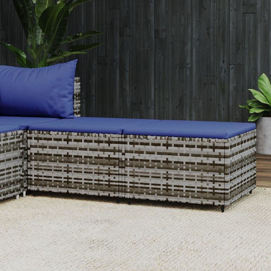 Σκαμπό Rattan 55x55x31cm Σκαμπό Rattan 55x55x31cm