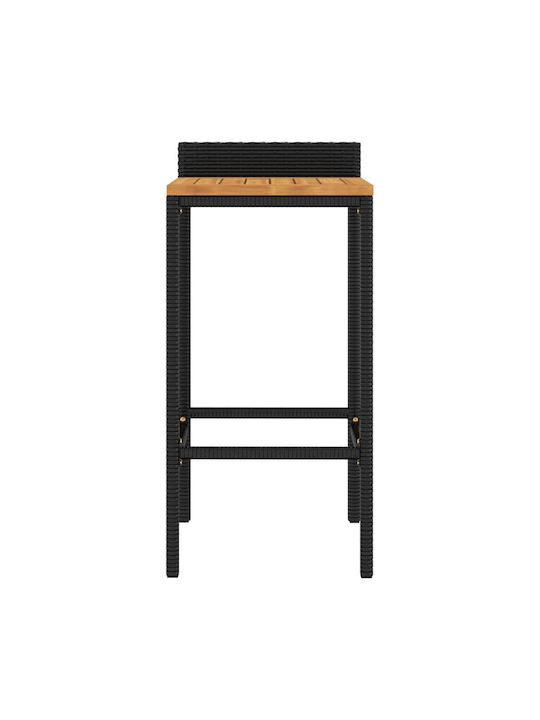 Stool for Bar Outdoor Black 40x42x78cm