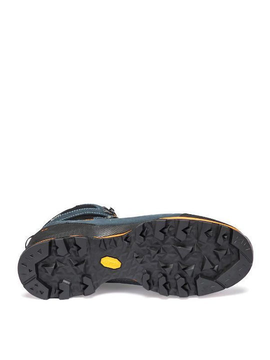 Hanwag Makra Trek Men's Hiking Shoes Waterproof with Gore-Tex Membrane Steel Orange