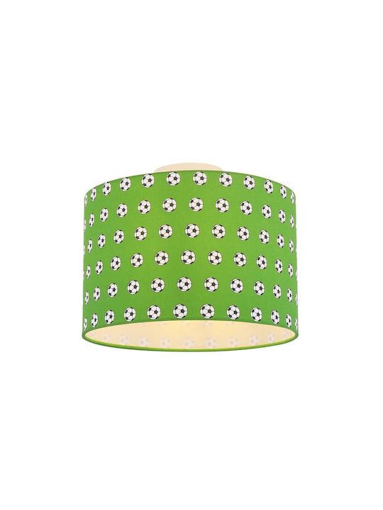 Globo Lighting Lemmi Μονόφωτο Παιδικό Φωτιστικό Κρεμαστό από Ύφασμα 15W με Υποδοχή E14 Πράσινο