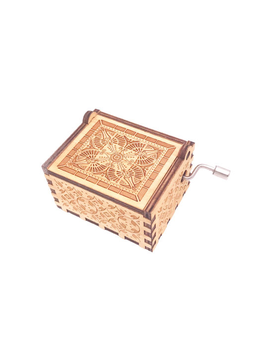 Music Box Twinkle Twinkle Little Star Made of Beige Wood