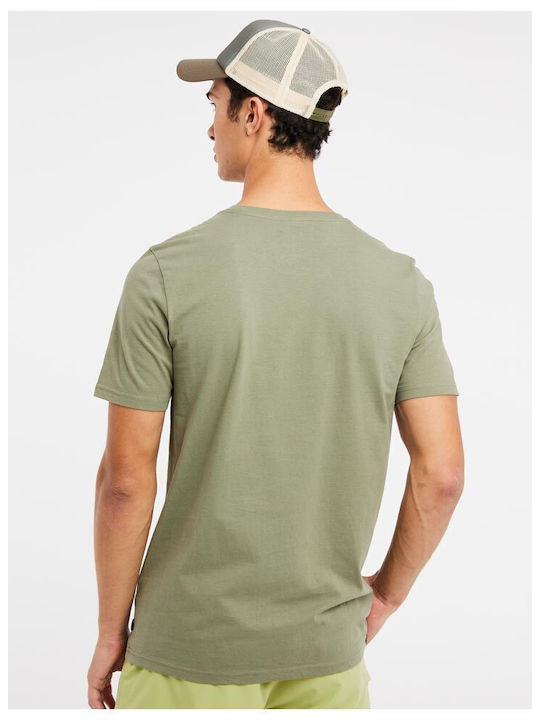 Protest Men's Short Sleeve T-shirt Khaki