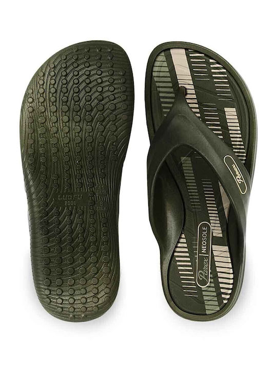 Herren Flip Flops Khaki