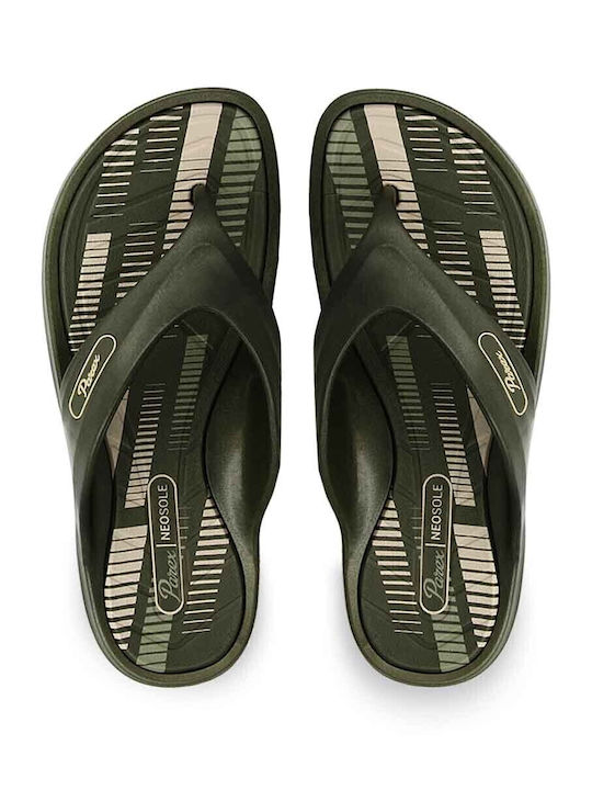 Herren Flip Flops Khaki