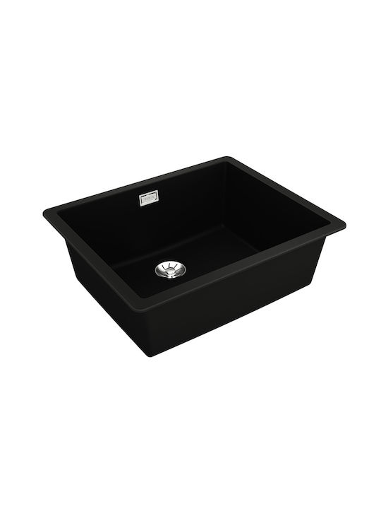 Teka Radea R10 50.40 M-TG 115230051 Drop-In Spüle aus Verbundgranulat B55.6xT45.6cm Schwarz