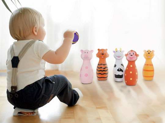 Ludi Bowling Bowling 5 Animals for 10++ Months