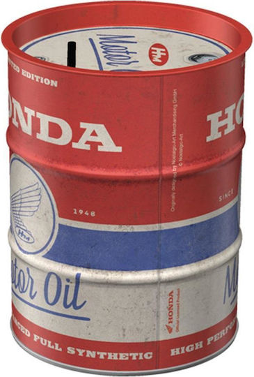 Nostalgic Art Honda Spardose Metallisch Rot 10x13x10cm