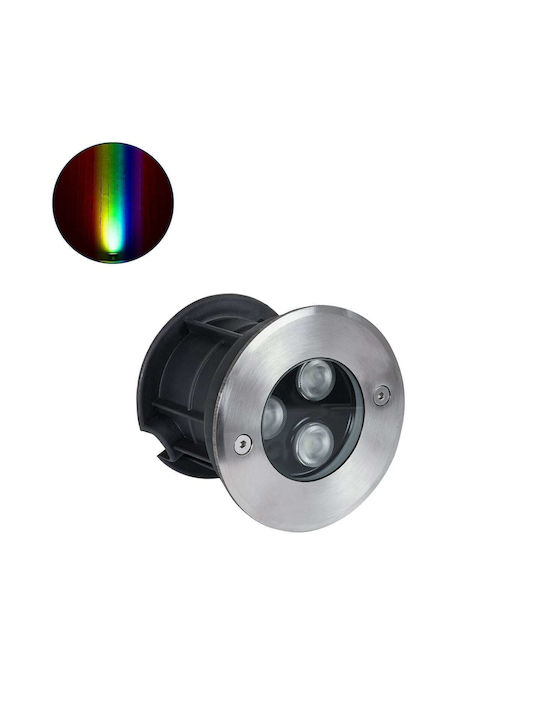 GloboStar Undergroundfani Спот Външна Стояща Лампа LED 12W 7.5x10cm