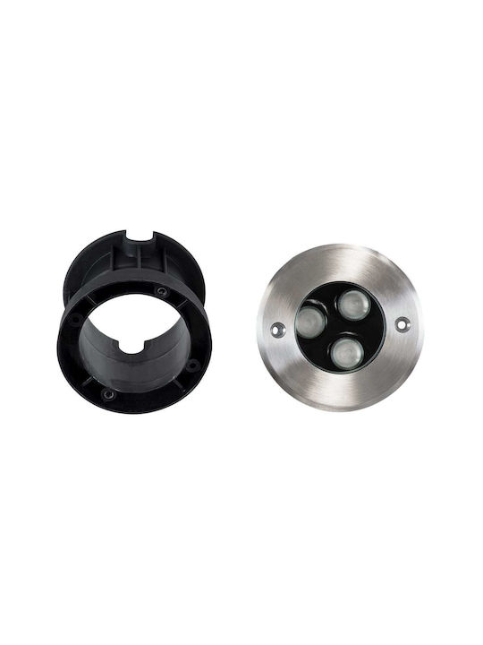GloboStar GloboStar Außenstehlampen Spot LED 12W RGBW IP68 Silber