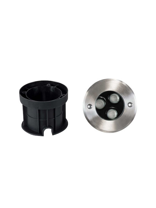 GloboStar GloboStar Außenstehlampen Spot LED 12W RGBW IP68 Silber