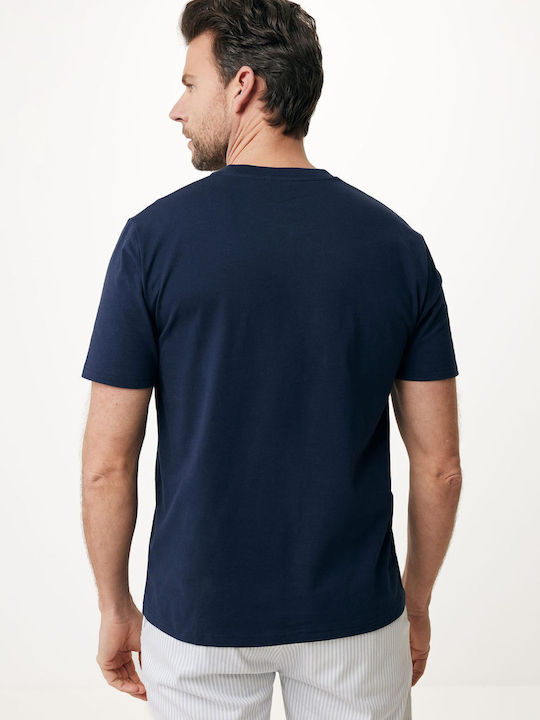 Mexx Ανδρικό T-shirt Navy Μπλε Μονόχρωμο