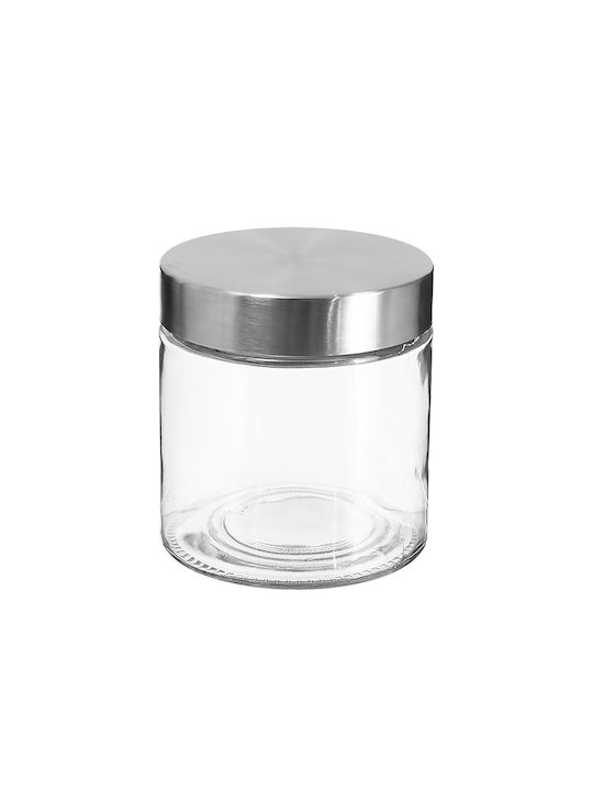 Click Vase General Use with Lid Glass 750ml 1pcs