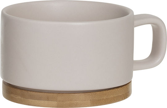 Secret de Gourmet Ceainic Cu Cană Ceramică Roz Natural 400ml