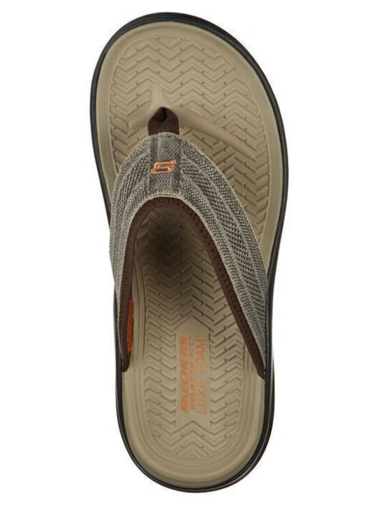 Point Vista Men's Flip Flops Beige
