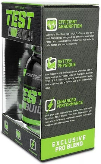 Everbuild Nutriton Test Build Хранителна Добавка за Тренировка и Подсилване на Тестостерон 90 Капсули