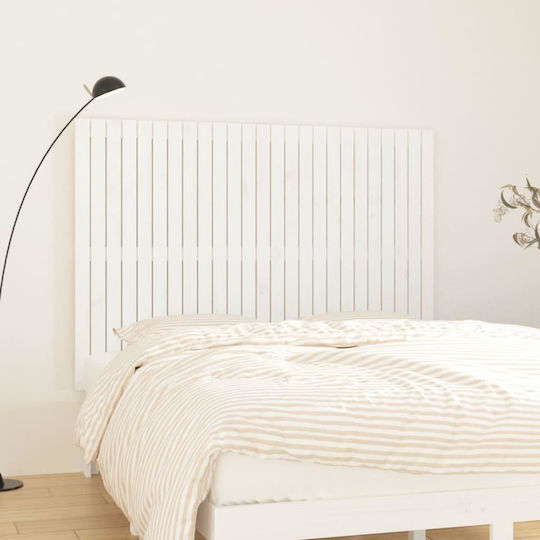 vidaXL Wooden Bed Headboard White 159.5x110cm