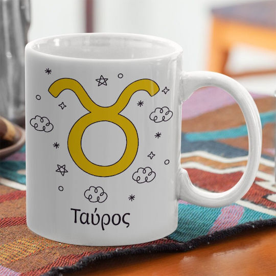Koupakoupa Cană Ceramică Zodiac Taurus 330ml