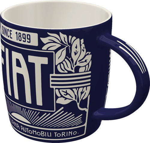 Nostalgic Art Fiat Κούπα Κεραμική Μπλε 330ml Nostalgic Art Fiat Κούπα Κεραμική Μπλε 330ml