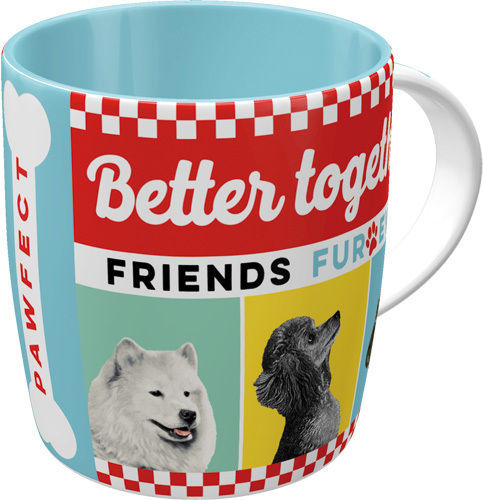 Nostalgic Art Better Together Dogs Mug Ceramic Multicolored 330ml 43071
