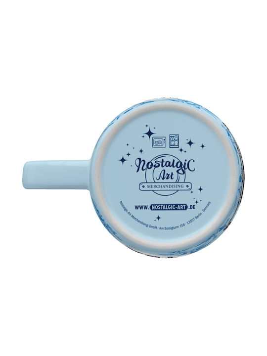 Nostalgic Art Always Time for a Tea Becher Keramik Blau 330ml 43072