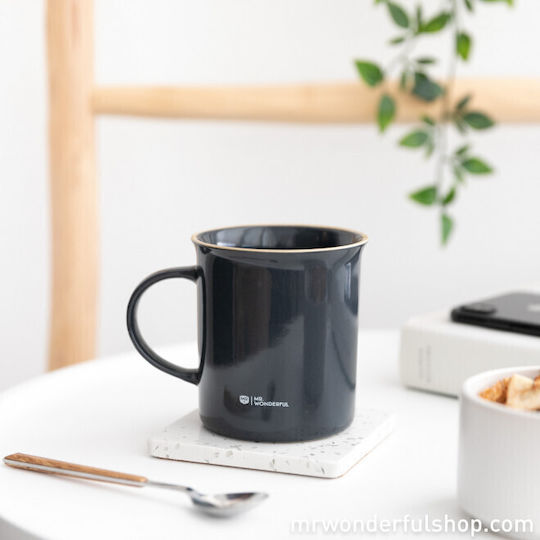 Mr. Wonderful Κούπα Κεραμική Μαύρη 280ml