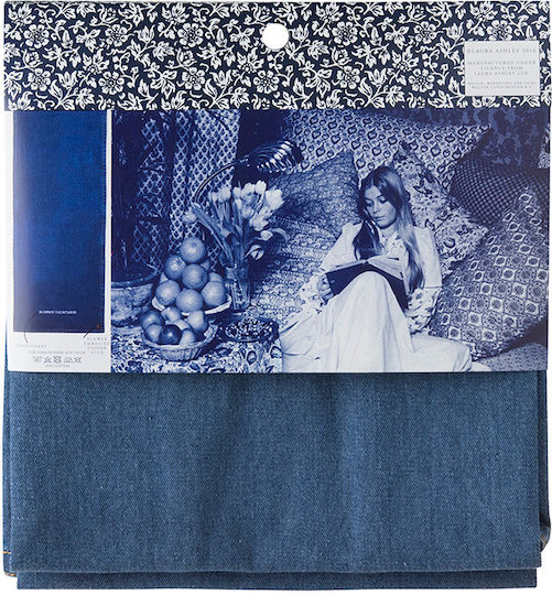 Laura Ashley Läufer Blueprint Blau 40x150cm